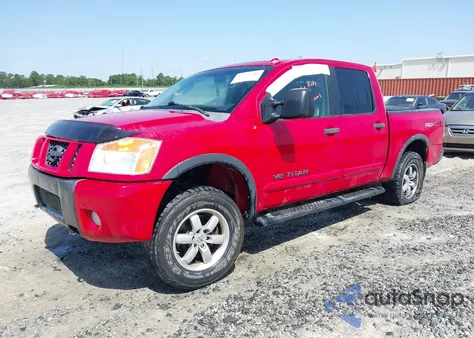 2008 Nissan Titan Pro-4X из США, поврежденный, VIN 1N6AA07C08N349687